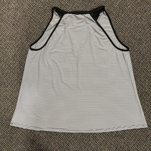 SHEIN Curve Size 2X Black and White Stripe Tank New Without tags - Picture 3 of 5